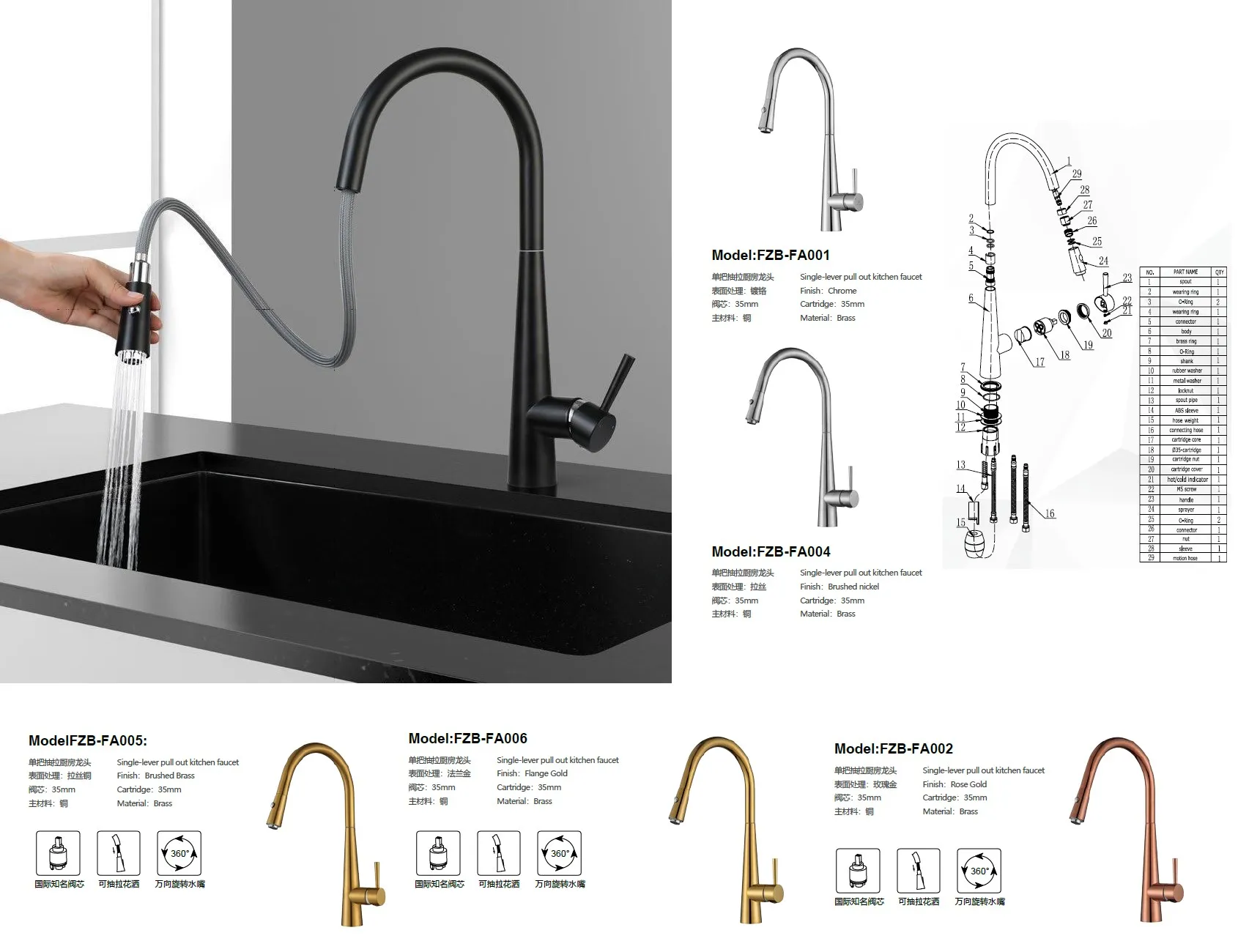 韜略建材批發商，廚房水龍頭,單把手水龍頭,雙把手水龍頭,拉伸噴頭,節水水龍頭,觸摸式水龍頭,不銹鋼水龍頭,廚房設備,水龍頭，C09，廚房設備