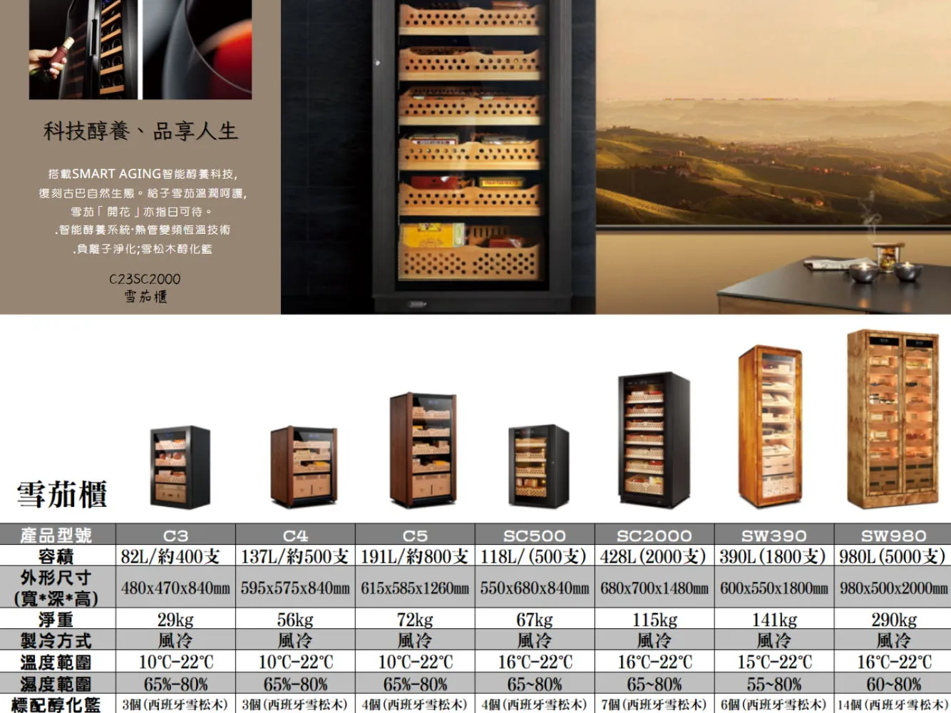C23sc2000 01 雪茄櫃系列