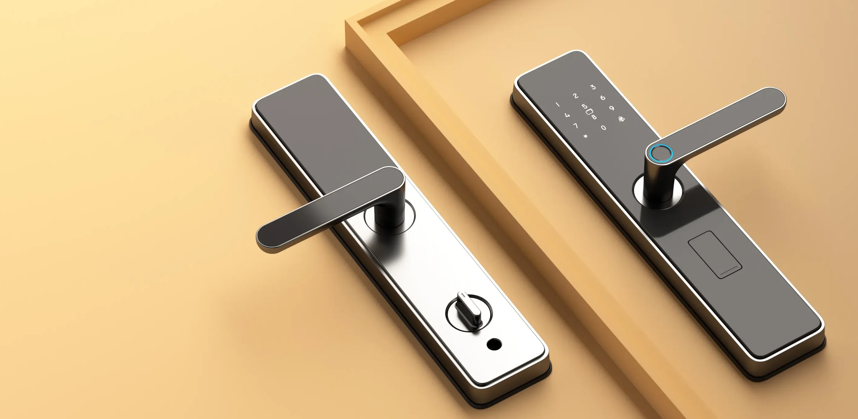 智能鎖是一種能夠透過電子技術實現自動解鎖和鎖定的門鎖系統，通常使用密碼、指紋、指靜脈或藍牙等方式進行識別和控制。