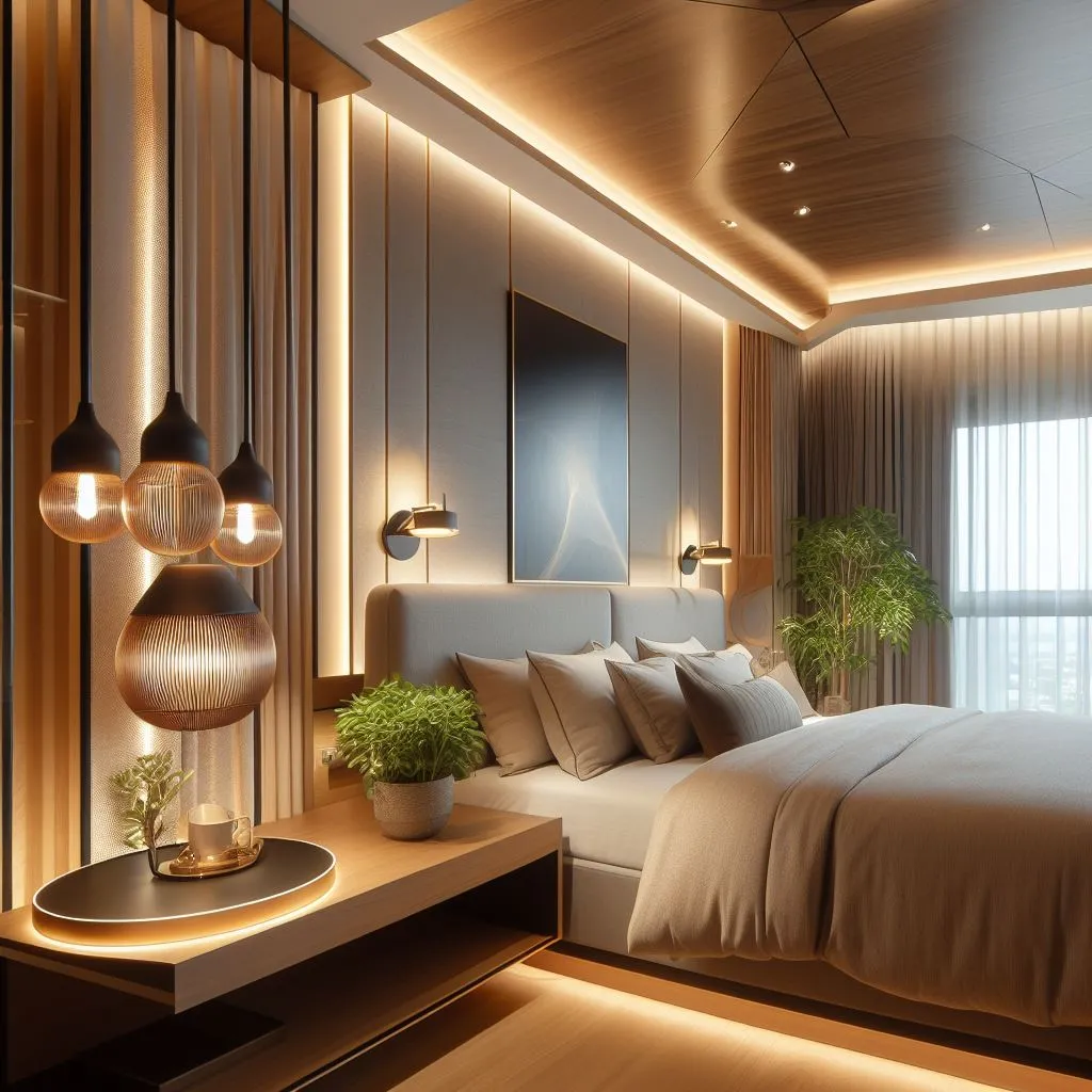 崁燈：營造獨特氛圍的點綴，崁燈是一種安裝在牆壁或地面的燈飾，常用於突顯特定區域或作為裝飾點綴。無論在室內還是室外，崁燈都能為空間增添獨特氛圍。