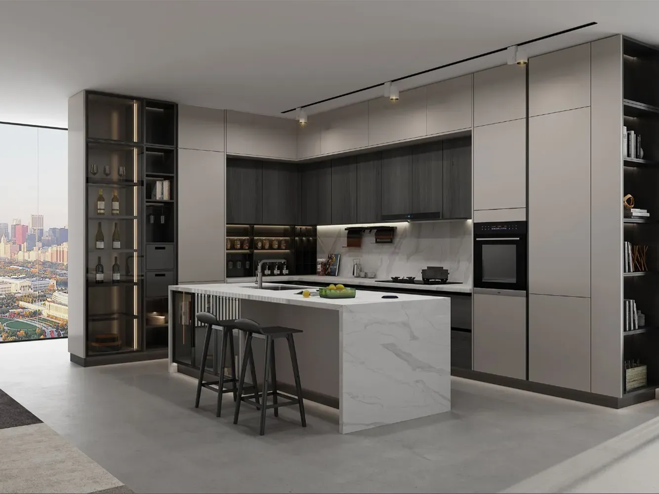 廚房收納櫃訂製 | 自然印象系列-C50Z04